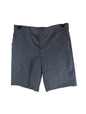 Aramark Mens 36R Charcoal Gray Work Shorts Durable Everyday Wear